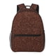 thumbnail image 1 of Balery Dark Brown Glitter Mochila Escolar Impresa, Mochila Ligera para Viajes Casual, Mochila Duradera y Cómoda Multifuncional, Mochila para Laptop-One Size, 1 of 5
