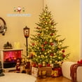 thumbnail image 3 of Costway 6 FT Artificial Christmas Tree with 830 Branch Tips 260 LED Lights 8 Lighting Modes, 3 of 10