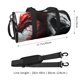 thumbnail image 2 of Fotbe Cool Black And White Dragon Bolsa Deportiva de Lona Plegable con Estampado, Bolsa de Gimnasio con Bolsillo Seco/Húmedo, Bolsa de Viaje Ultraligera de Gran Capacidad, 2 of 6