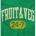 thumbnail image 2 of Fruit Veg Herbivore Vegetarian Men's Graphic T Shirt Tees Brisco Brands S, 2 of 5