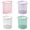 Pink*1+Purple*1+White*1+Mint Green*1, variant on KUMHONW Basics Wire Mesh Pen Holder,Pencil Cup Desk Organizer for Stationery,Scissors,Office Caddy Storage,3.54x3.74in,Black