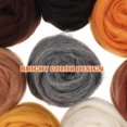 thumbnail image 4 of 24pcs Needle Felting Wool Needle Felting Wool Yarn Wool Felting Yarn Material, 4 of 8