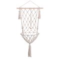 thumbnail image 1 of Billuyoard Cama colgante para gatos tejida con borlas, estilo bohemio, aumenta la usabilidad del espacio, plataforma de almacenamiento, cama para gatos, Decoración del hogar Billuyoard HA060600-00B, 1 of 6