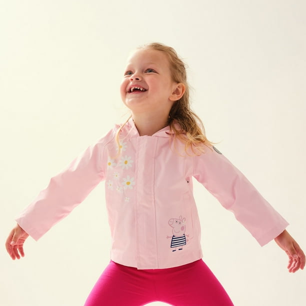 Regatta Chaqueta Peppa Pig para Ninos Ninas Neblina Rosa Regatta UTRG7315 pinkmist Walmart en linea