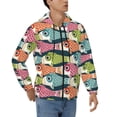 thumbnail image 4 of Zip Up Hoodies for Men - Lantern Koi Fish Long Sleeve Comfrt Men'S Fashion Hoodies & Sweatshirts, Jackets for Men Hoodies Pullover Clothing Clothes with Pouch, 4 of 5