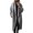 Grey, variant on Women Woolen Jacket Turn-down Collar Solid Color Double Button Closure Windbreaker Mid Length Thermal Long Sleeved Coat Commuting Dating Spring Fall Winter Overcoat