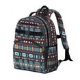 thumbnail image 2 of Boho Bohemia Geometric Line Art Backpack for School,Cute School Bag,Schoolbag with Adjustable Shoulder Straps & Padded Back,15.25"x11.5"x5.25", 2 of 6