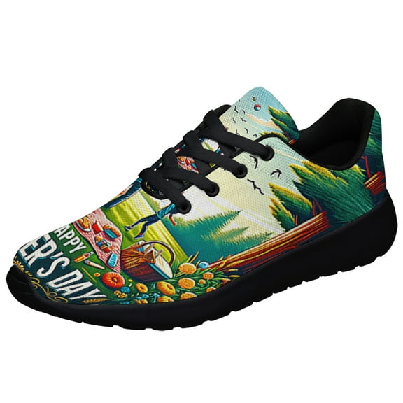 Happy Father's Day Shoes Sneakers Black Size 3.5