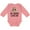 Mauve, variant on Inktastic My Nonnie Loves Me Grandchild Girls Long Sleeve Baby Bodysuit