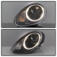 thumbnail image 2 of For 05-08 Porsche Cayman (w/ HID Only) Sonar Light Bar DRL Projector Headlights (Black) YD-PRO-P98705-HID-DRL-BK, 2 of 4