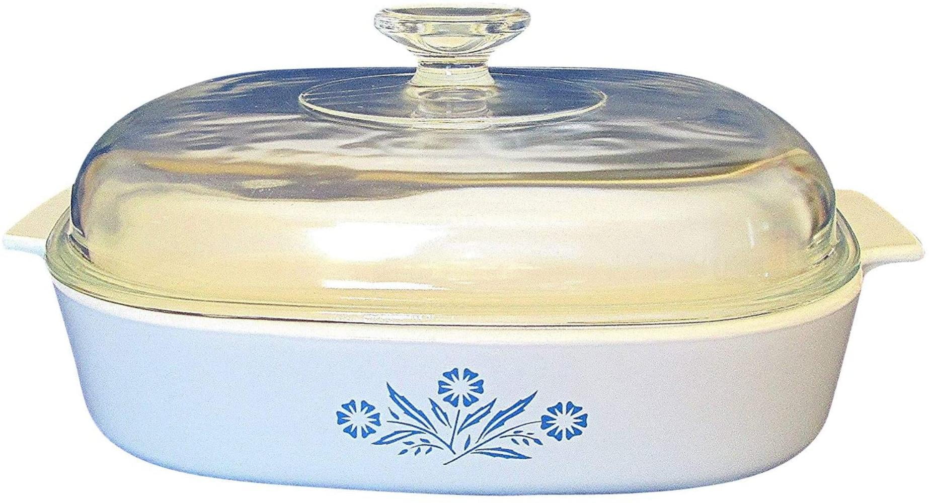 corn flower corning ware