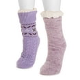 thumbnail image 3 of MUK LUKS Women's Tall Cabin Socks, 2-Pack, OSFM, 3 of 6