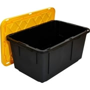 صندوق تخزين Greenmade Pro Plastic 27 Gal، أسود