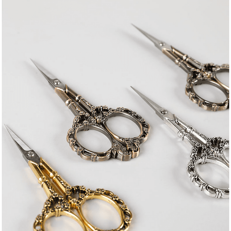  Sewing Scissors Metal Embroidery Scissors DIY Cross-stitch  Scissors for Embroidery Sewing Craft Art Work (Rose gold) : Arts, Crafts &  Sewing