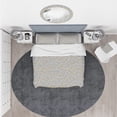 thumbnail image 3 of Designart 'Abstract Monochromic Pattern with Contour Leaves' Modern & Contemporary Bedding Set - Duvet Cover & Shams, 3 of 4