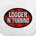 thumbnail image 4 of Inktastic Future Logger in Training Boys Baby Bib, 4 of 4