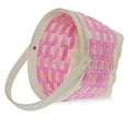 thumbnail image 3 of Round Rim Square Bottom Woodchip Handle Basket - Set of Two, 3 of 4