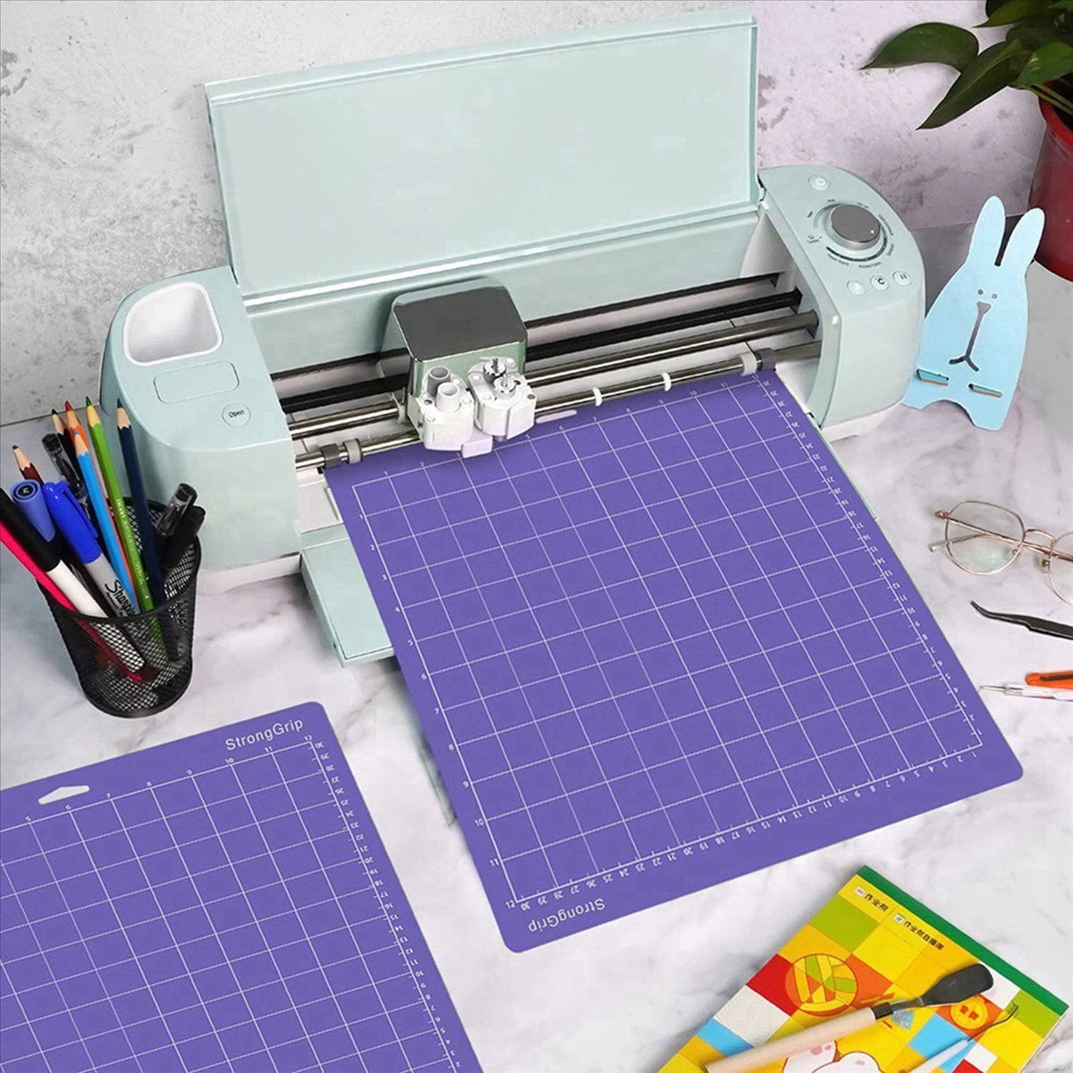 10Pack Cutting Mats for 3/Maker/Explore 3/Air 2/Air/One(12X12 Inch) Quilting Cricket Mats Accessories