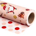 thumbnail image 1 of Papel de regalo navideño WRAPAHOLIC reversible de 43 cm x 10 m, 1 of 7
