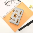 thumbnail image 7 of JIALIOU Nylon Trifold Card Wallet with ID Window Zipper Pocket for Men Women Teen Cute Cartoon Playful Tiger, 7 of 7