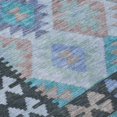 thumbnail image 2 of Dalyn Rugs Machine Washable Indoor/Outdoor Chantille Teal 2'3" x 7'6" Runner Rug, 2 of 7