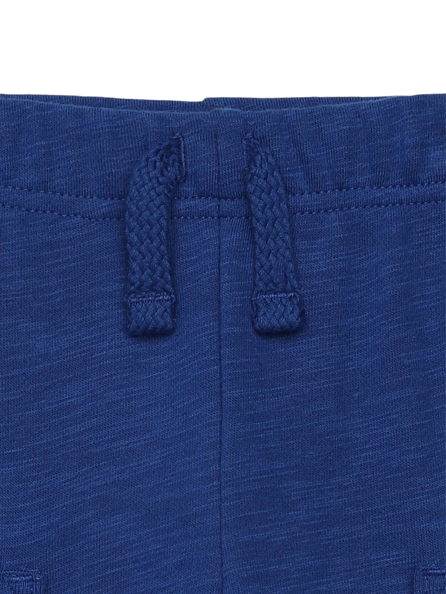 Garanimals Baby Boy Slub French Terry Cloth Cargo Pants, 0M-24M