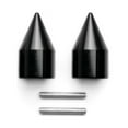thumbnail image 3 of Krator Black Spike Bar Ends Hand Grip Handlebar End Caps Compatible with Suzuki Katana 600 1989-2006, 3 of 3