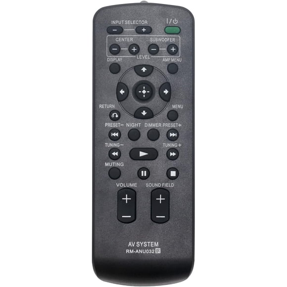 RM-ANU032 Control remoto de repuesto para sistema de soporte de cine en casa RHT-G1500 RHT-G900