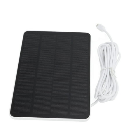 

Higoodz 5V 4W Solar Panel Monocrystal Silicon Low Power Consumption Solar Charger White For Security Protection Monitoring 4W Solar Charger 5V Solar Panel