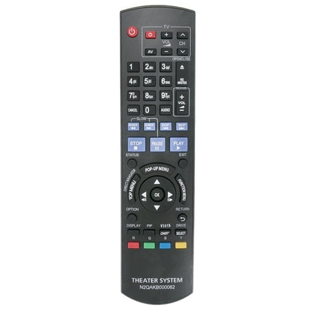 Infared Remote Control N2QAKB000082 Replace for Panasonic DMP-BD45 DMP-BD65 Blu-ray Player DMPBD45 DMPBD65