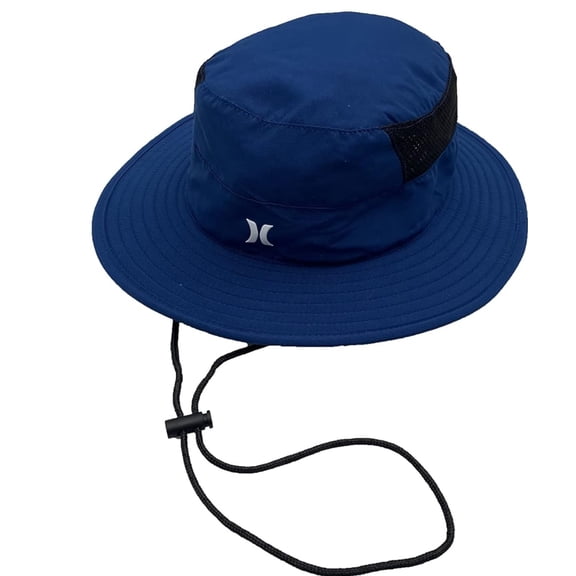 Hurley Men's Beach Boonie Bucket Hat in Blue (Small/Medium, Blue)