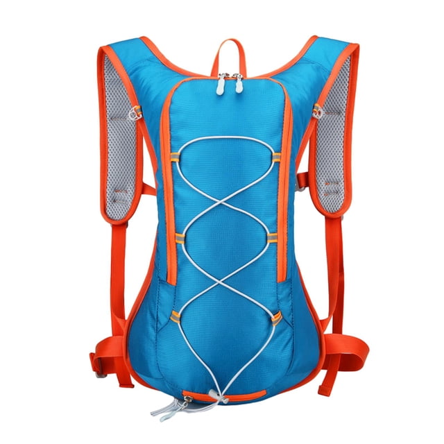 Mochila de hidratación Shamjiam para correr trekking Chaleco senderismo escalada hombres y mujer azul