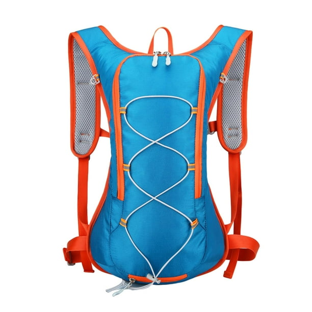 Mochila de hidratación Shamjiam para correr trekking Chaleco senderismo escalada hombres y mujer azul