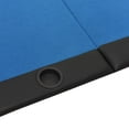 thumbnail image 2 of vidaXL 10-Player Folding Poker Table Blue 206x106x75 cm, 2 of 3