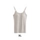 thumbnail image 4 of Qarigey Tops de mujer, vestido deportivo para niñas, chaleco deportivo acolchado, camisola de Yoga de Color sólido de verano sin anillo de acero, Prendas para la parte del cuerpo Gris SG Qarigey AP011310-14B, 4 of 4