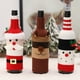 thumbnail image 3 of Conjunto de botellas de vino de Papá Noel, suéter de vino tinto champán, cubierta de botella de vino personalizable, decoración de punto, 3 of 4