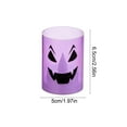 thumbnail image 3 of Yyuenw Halloween Candles with LED Light Colors, Flameless LED Pillar Candles, Battery Operated Electric Flickering Plastic LED Fake Candle for Halloween Pumpkin Light Lantern Christmas Decorations, 3 of 5