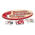 thumbnail image 3 of MasterPieces Officially Licensed  NCAA Wisconsin Badgers Wooden Cribbage Game for Adults, 3 of 5