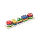 thumbnail image 4 of Juguetes Montessori de madera para clasificar y apilar para niños en edad preescolar de 1, 2, 3 y 4 años cinco pilares, 4 of 9