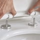 thumbnail image 1 of 1-Piece Toilet Seat Hinge Fixing Kit with Top Mount Bolts, 1 of 3