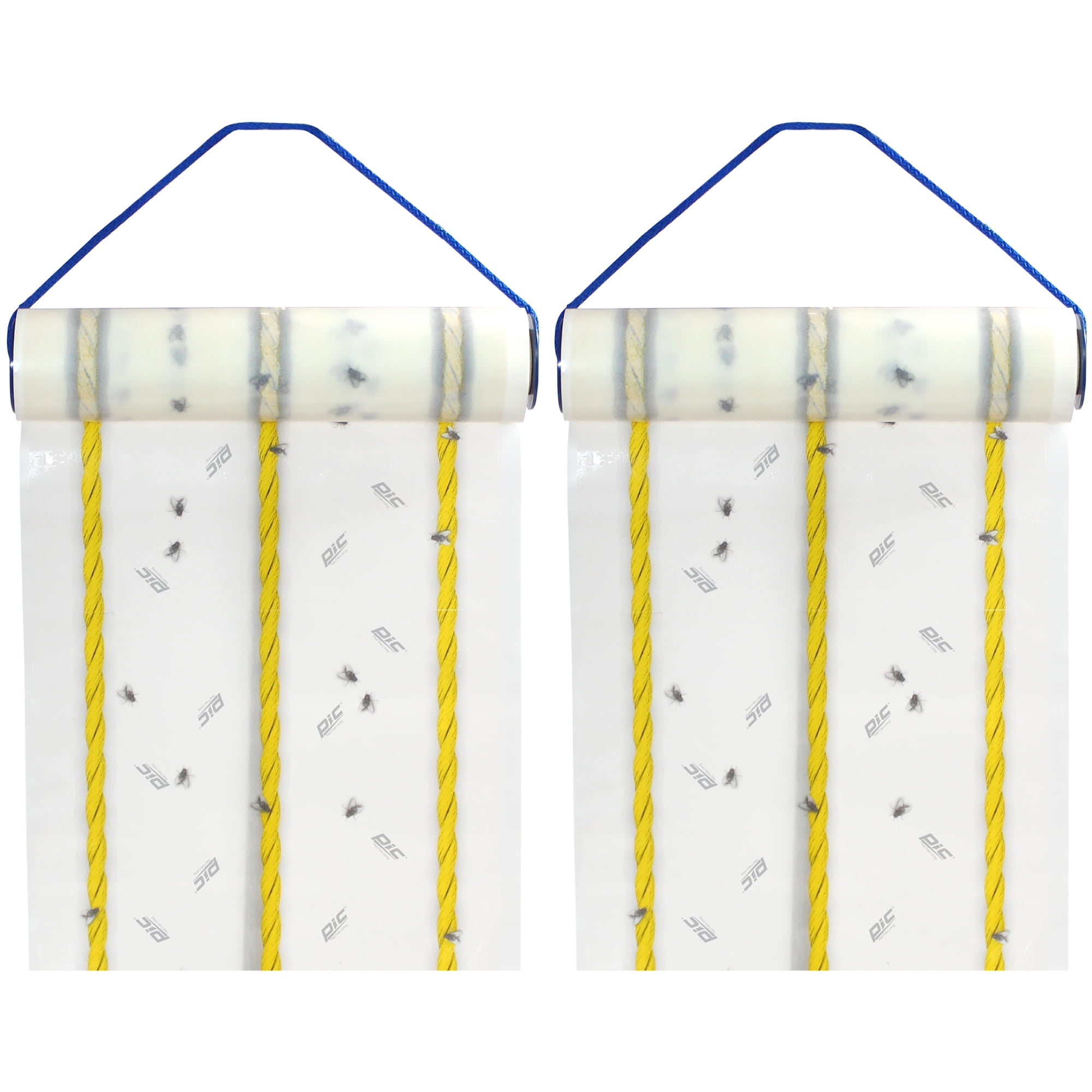 PIC Fly Ribbon XL -2 Pack Fly Traps for Outdoors and Barns, 40FT Roll