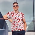 thumbnail image 3 of Lsque Sanrio Pattern Golf Shirts for Men Dry Fit Print Moisture Wicking Performance Short Sleeve Polo Shirt-X-Large, 3 of 7
