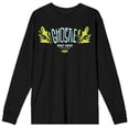 thumbnail image 6 of Beetlejuice Beetlejuice Ghostie Ghost House Adult Black Crew Neck Long Sleeve Tee-3XL, 6 of 7