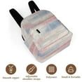 thumbnail image 6 of Abstract Pastel Brick Pattern Small Backpack Cute Mini Backpacks For Woman Lightweight Daypacks, 6 of 8