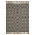 thumbnail image 3 of VHC Brands Custom House Black & Tan Jacquard Woven Throw 50x60, Bedroom and Living Room Decor, Blanket, Cotton, Custom House Collection, Rectangle 60x50, Natural, 3 of 3