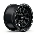 thumbnail image 6 of RockTrix RT114 17 inch Wheel for 2004-2026 Ford F150, 17x9 6x135 Rims -12mm Offset, 4.5in Backspacing, Matte Black, 2200 lb Weight Rating, Also compatible with Bronco Raptor, 6 of 7
