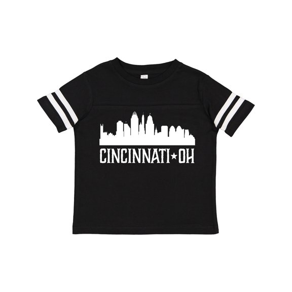 Inktastic Cincinnati Ohio Skyline City Silhouette Boys or Girls Toddler T-Shirt