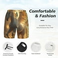 thumbnail image 3 of Balery Golden Winged White Horse Mens Swim Trunks Swim Shorts for Men Quick Dry Inseam Beach Shorts with Compression Liner Pocket-Medium, 3 of 9