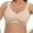 Khaki, variant on Womens Lace Bralettes Pullover Bra Feature V-Neck No Underwire Bra Style W-105 Black 100C