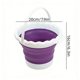 thumbnail image 3 of Silicone Foldable Art Water Bucket Multifunctional Brush Washer Portable Collapsibles Washing Cup for Acrylic Watercolor Oil Painting Artists Studios, 3 of 6
